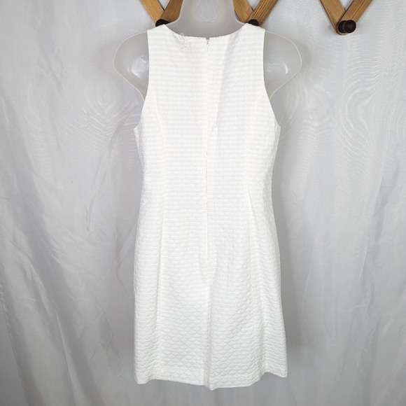 Lilly Pulitzer Tana White Gold Metallic Resort Shift Mini Dress - Picture 3 of 8